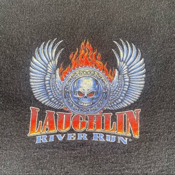 Laughlin River Run 2013 Motorcycle Rally Tee 2XL - Picture 3 of 5